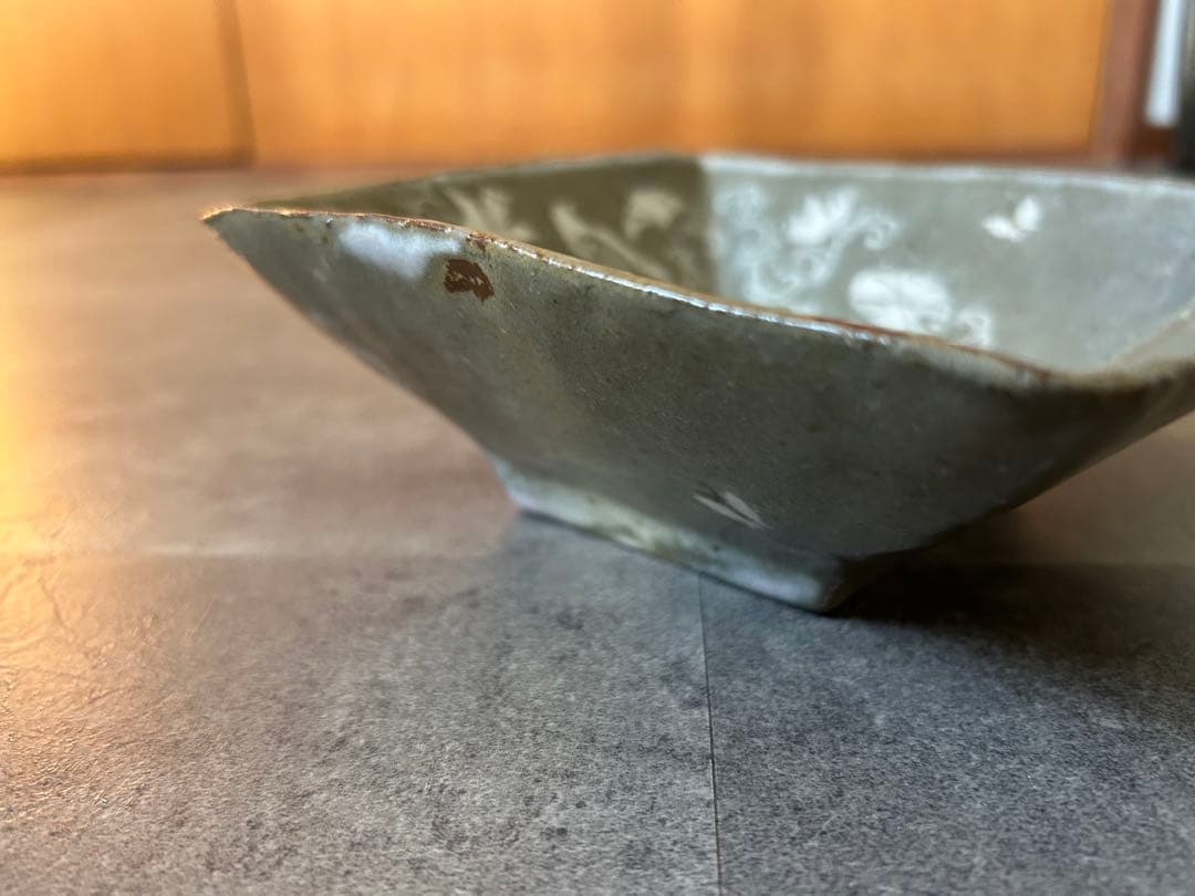 土本訓寛・久美子／象嵌　四角鉢皿