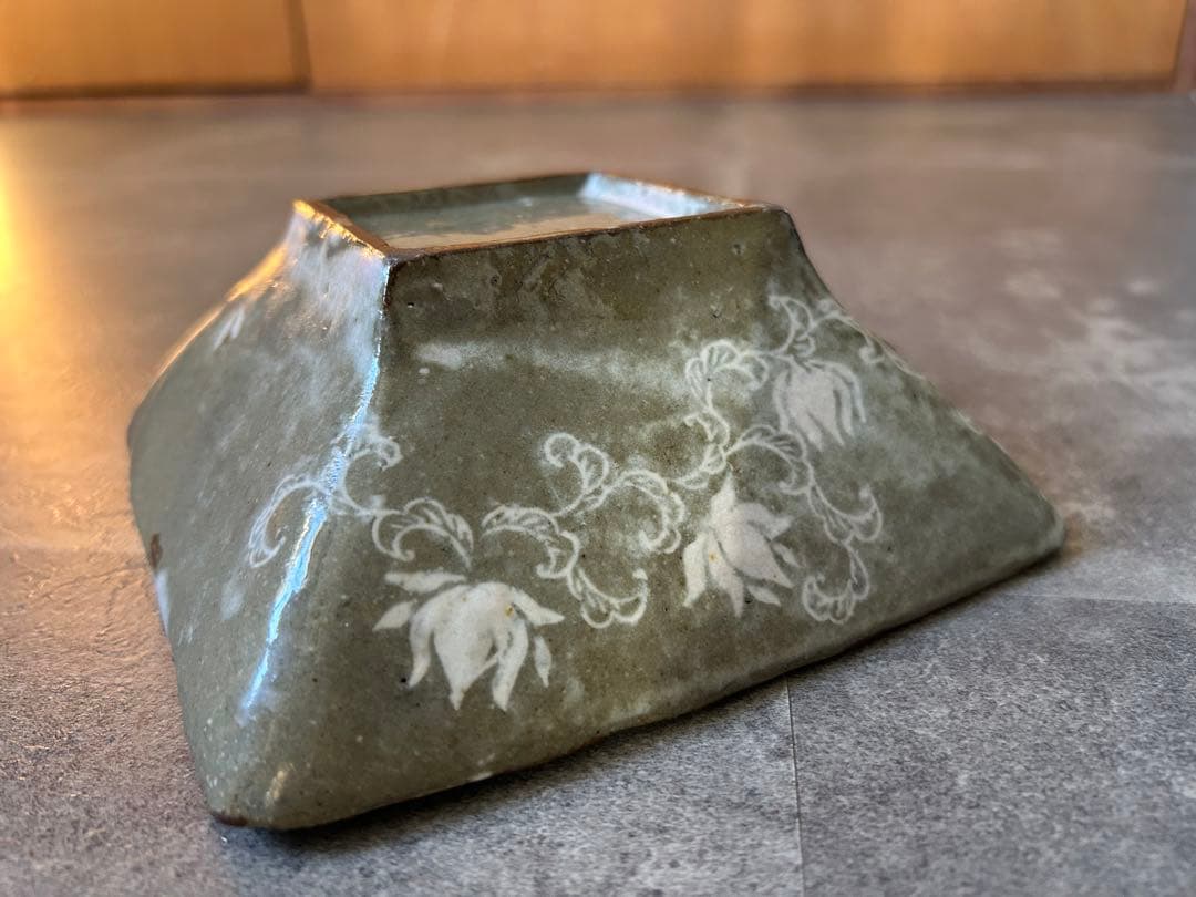 土本訓寛・久美子／象嵌　四角鉢皿