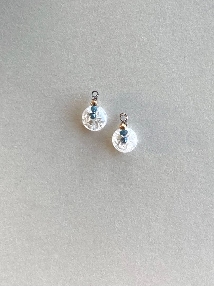 no.0400 ブルーダイヤモンドとspark crystal