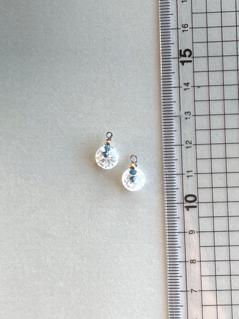 no.0400 ブルーダイヤモンドとspark crystal