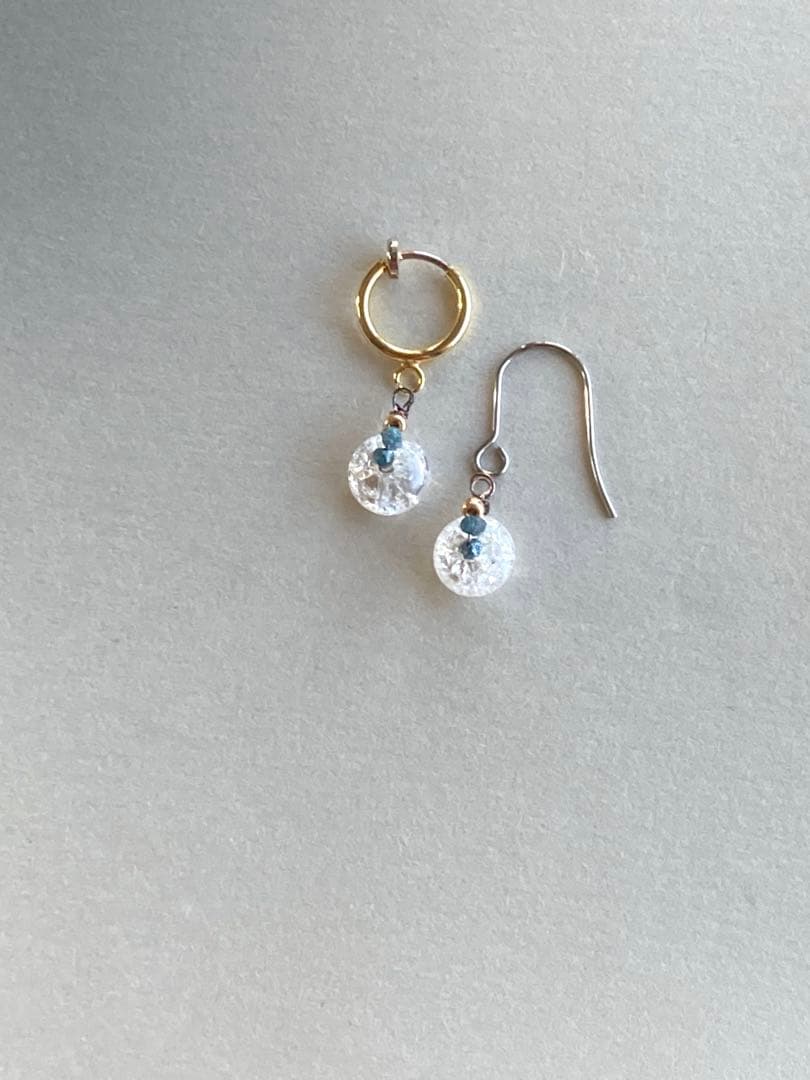 no.0400 ブルーダイヤモンドとspark crystal