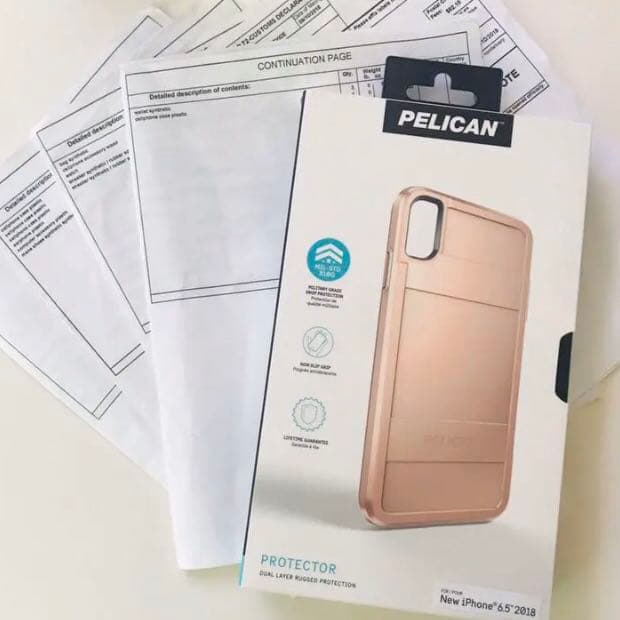 PELICAN iPhone XS MAX ケース プロテクター ローズゴールド