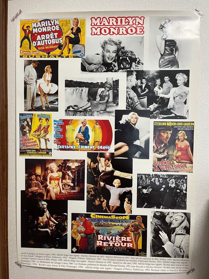 マリリン・モンロー大型ポスター　希少