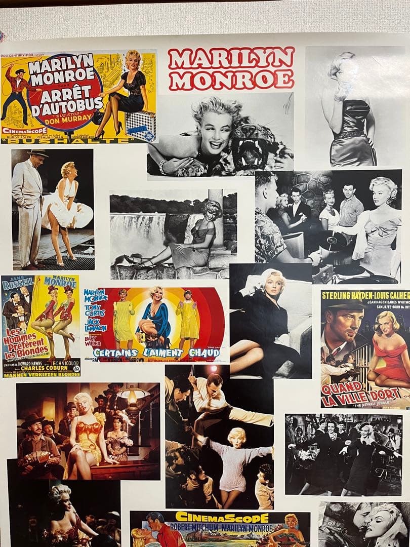 マリリン・モンロー大型ポスター　希少