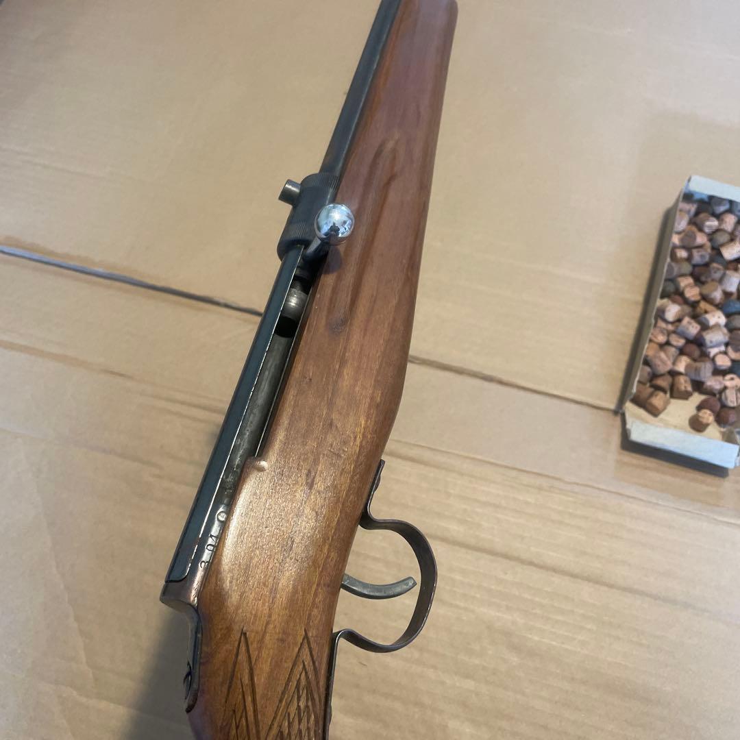 ボルトアクション式モデルガン（ペレット付き）　レトロ　射的　オブジェ　昭和