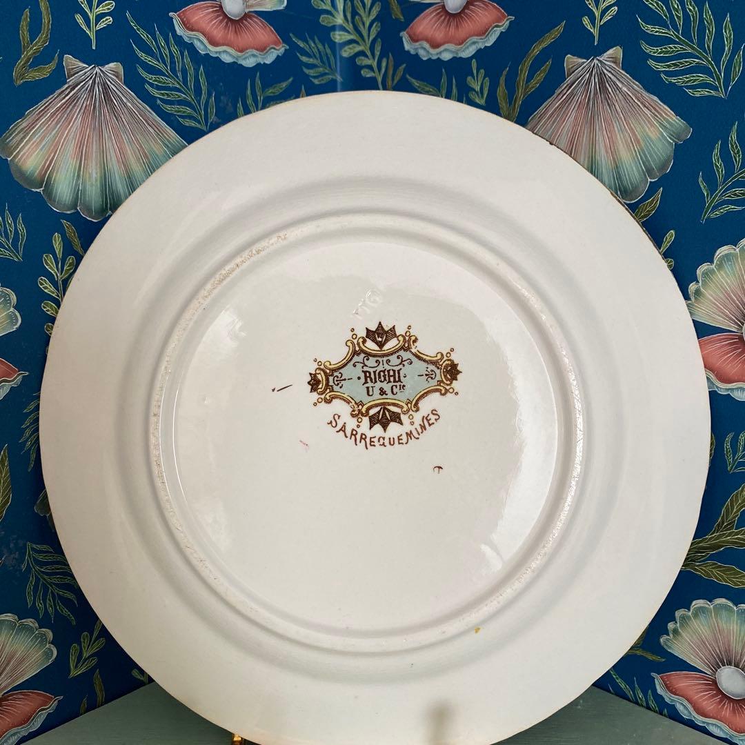 サルグミンヌRIGHI sarreguemines RIGHI プレート【Ａ】