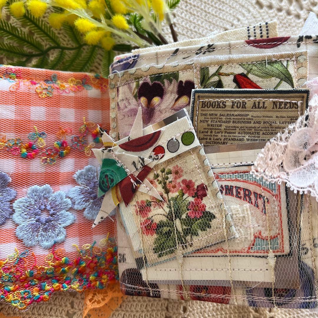 ゆ*め様 手作りミニジャンクジャーナル＊両手におさまる♡ 【1名様限定】