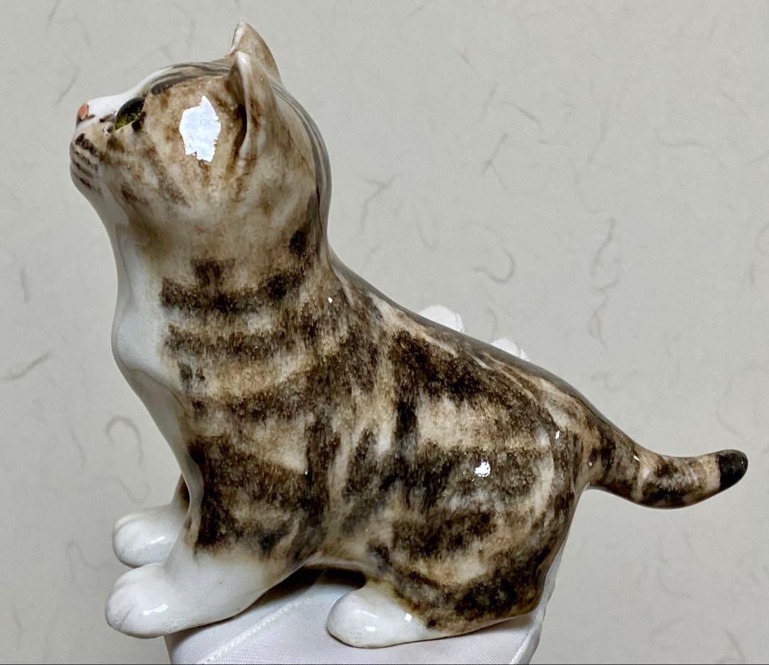 ウィンスタンレイキャット　ケンジントンキャット　キジトラ猫　貫入無し　サイズ2