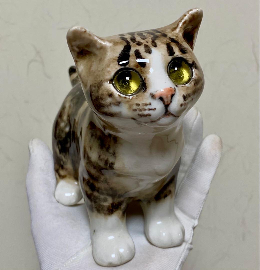 ウィンスタンレイキャット　ケンジントンキャット　キジトラ猫　貫入無し　サイズ2