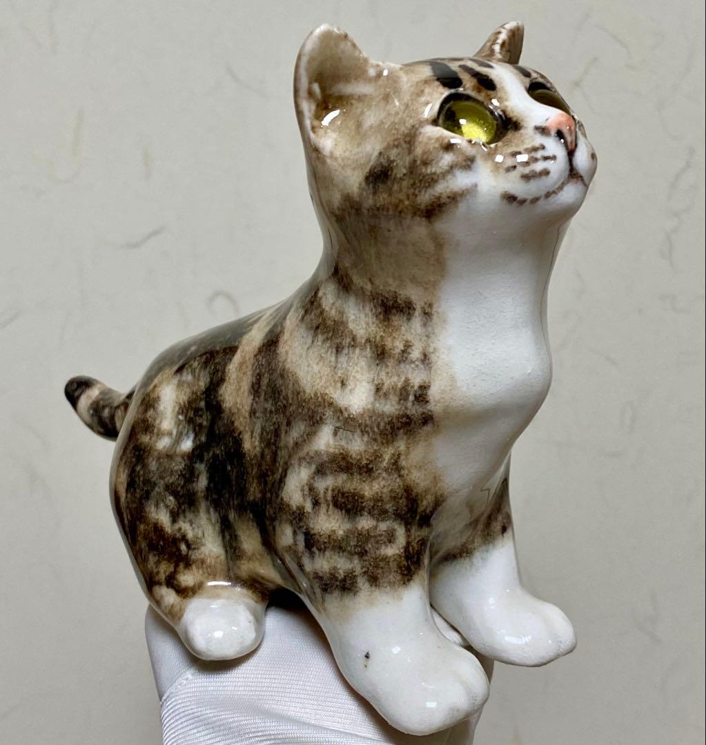 ウィンスタンレイキャット　ケンジントンキャット　キジトラ猫　貫入無し　サイズ2