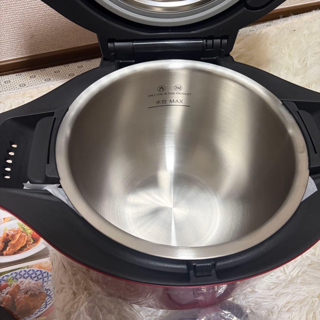 未使用 ヘルシオ ホットクック SHARP KN-HW24E-R　2020年製造