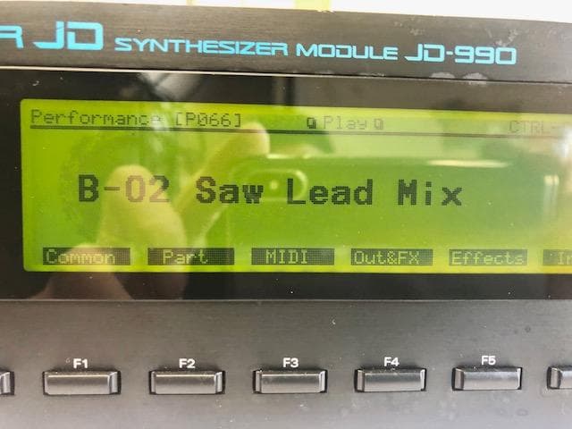 Roland JD-990 VINTAGE SYNTH搭載　ヒロくんさん専用