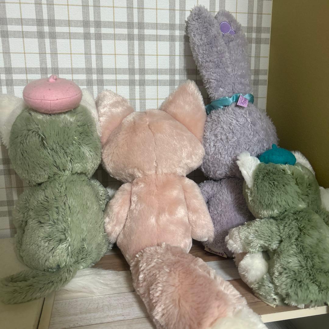 ディズニー ダッフィー&フレンズぬいぐるみ、パペットセット