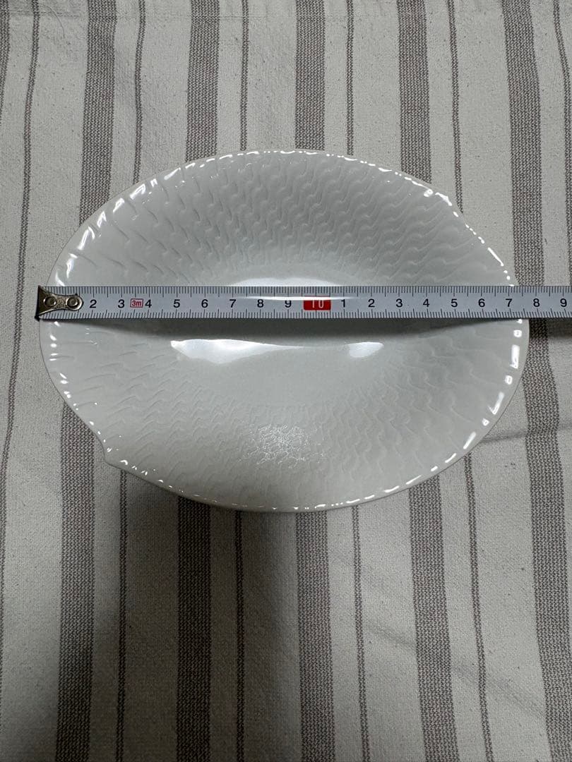 マイセン　波の戯れ　皿　オーバル