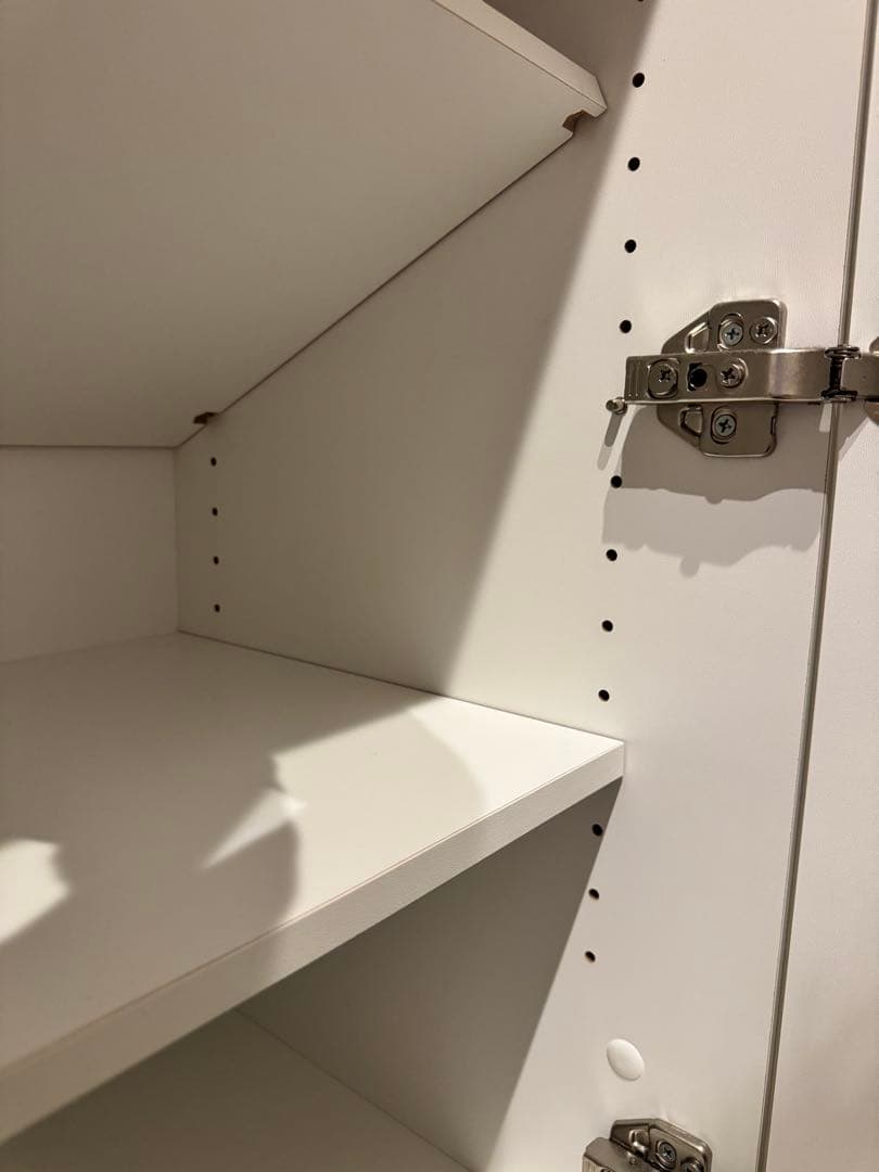 美品　最終日‼️キッチンボード　カップボード　食器棚リガーレ　幅140cm 白