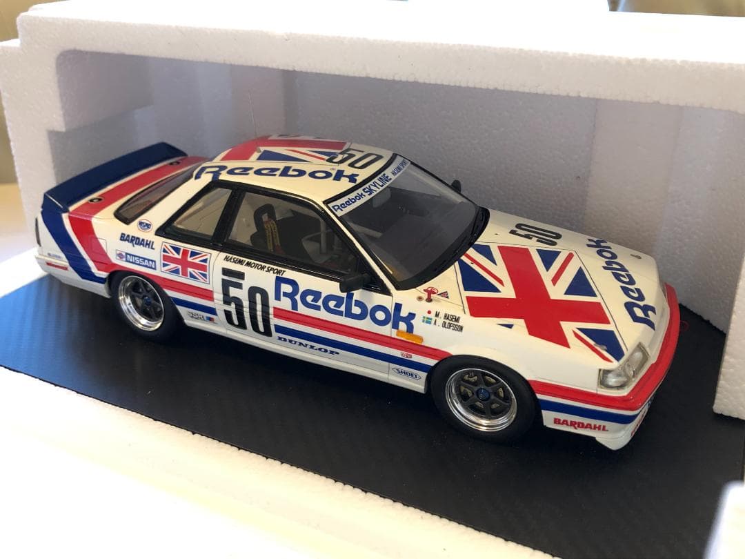 未使用 1/18 日産 スカイライン R31 GTS-R リーボック Gr.A