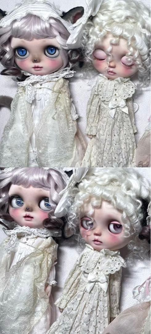 カスタムブライス 海外作家様 微笑み 猫顔 動物メイク かわいい フルセット