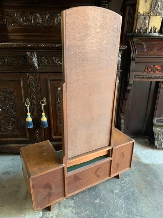 昭和　アンティーク　レトロ　ドレッサー　鏡台　姿見　ミラー　化粧台