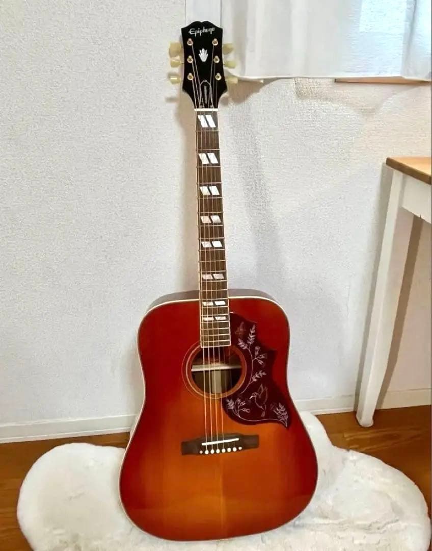 【早い者勝ち】EPIPHONE エレアコ　(ギターケース付き)【オール単板】