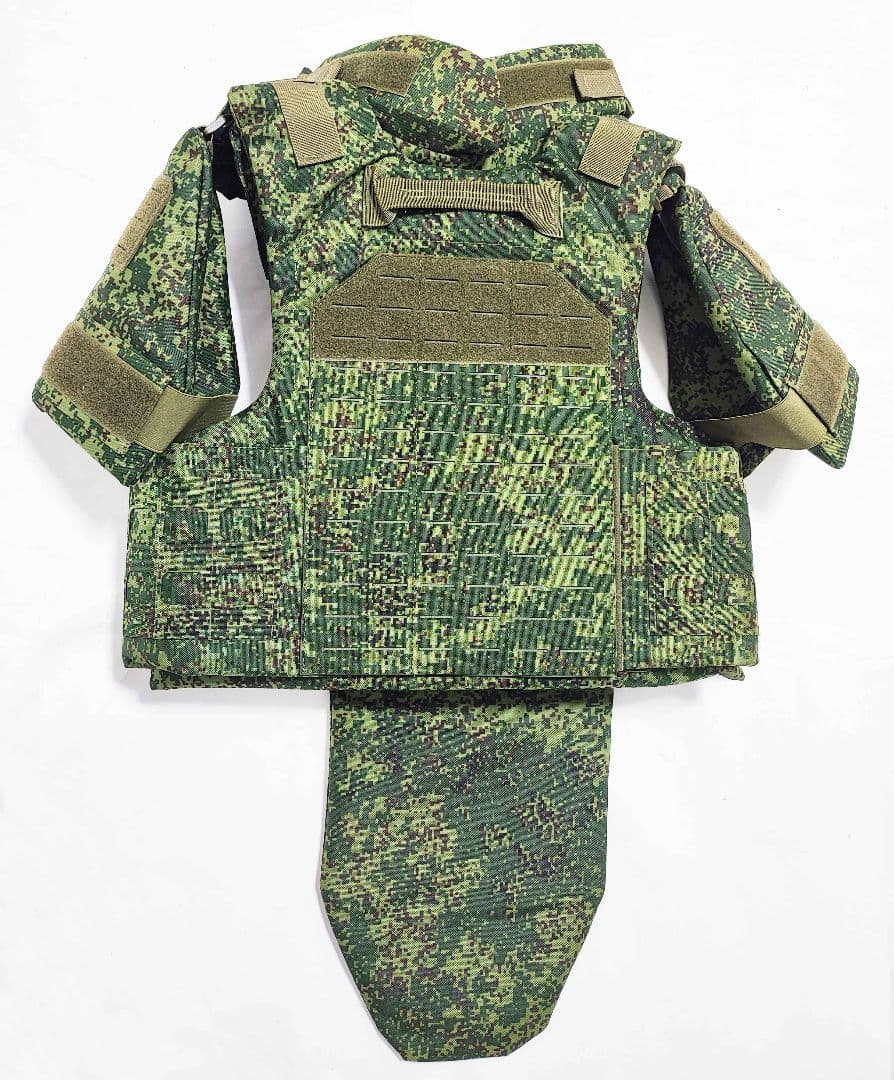 ロシア軍　全体防御 ボディアーマー デジタルフローラ EMR迷彩