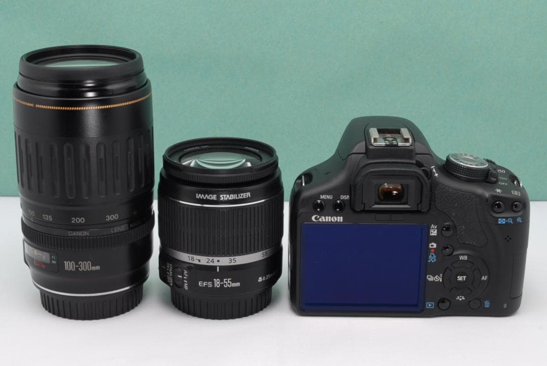 ☘️初心者向け✨️Canon Kiss X3 望遠 ダブルレンズ 一眼レフカメラ