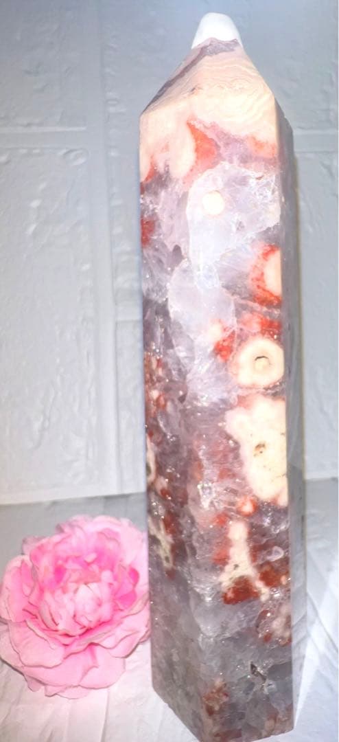 ⑰ピンクアメジスト♥️チェリーブロッサム♥️タワー♥️フラワーアゲート♥️桜瑪瑙♥️花瑪瑙