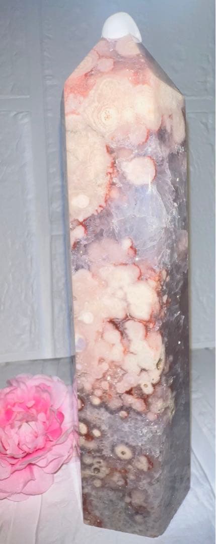 ⑰ピンクアメジスト♥️チェリーブロッサム♥️タワー♥️フラワーアゲート♥️桜瑪瑙♥️花瑪瑙