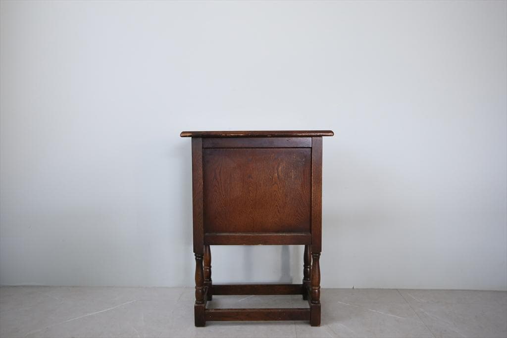 英国アンティーク木製カップボード/キャビネット/キッチン収納/飾り棚92-162