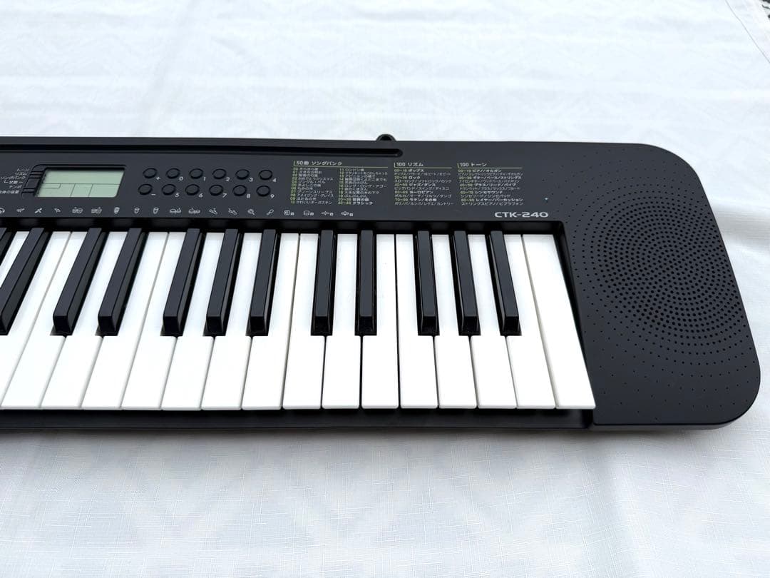 【動作確認済】【電源コードあり】カシオ CASIO CTK-240 キーボード