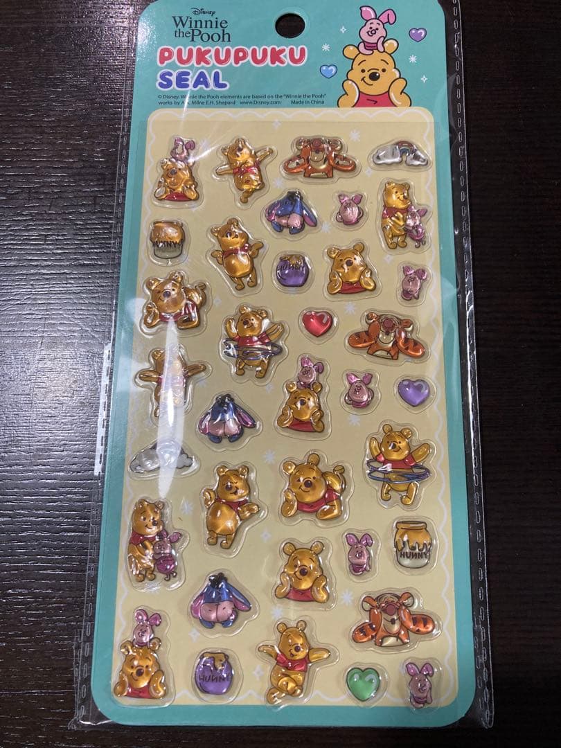 Disneyプクプクシール　Disneyキャラクター