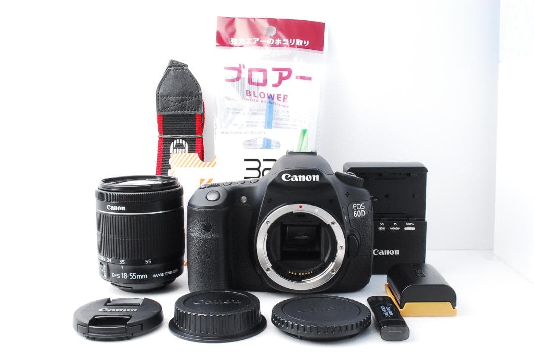 美品❣️ショット数 929回 Canon EOS 60D スマホ転送 自撮り◎