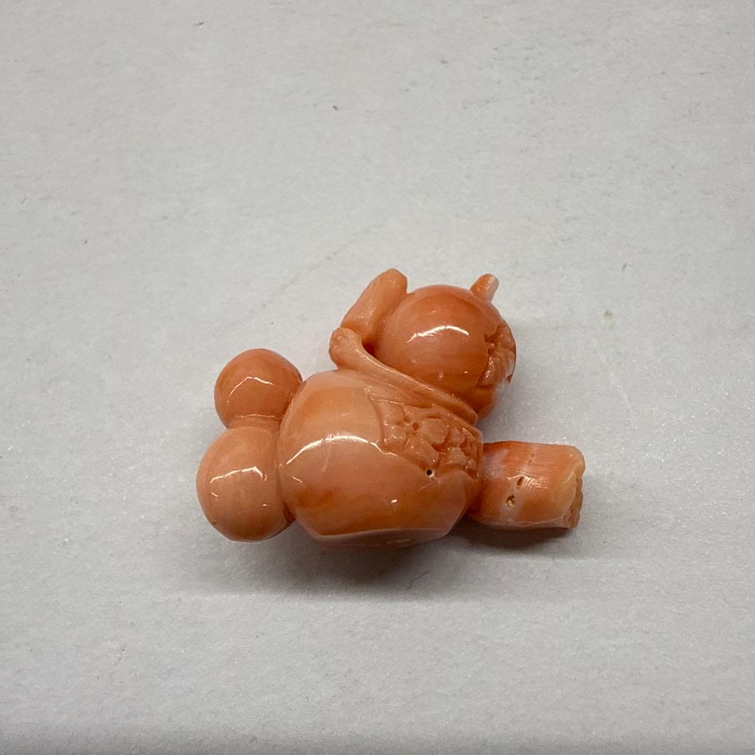 珊瑚　瓢箪彫り