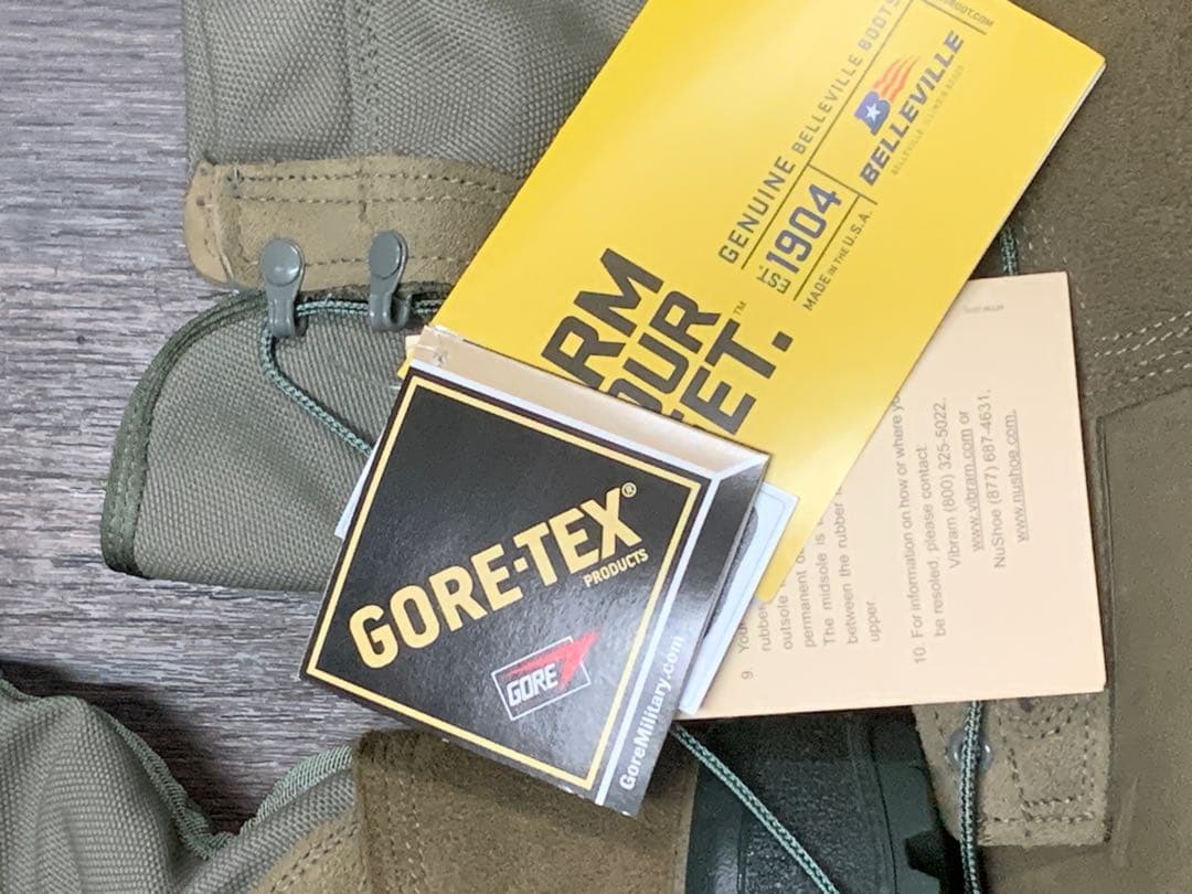 Item 8 GORE-TEX オリーブグリーン ミリタリーブーツ 新品