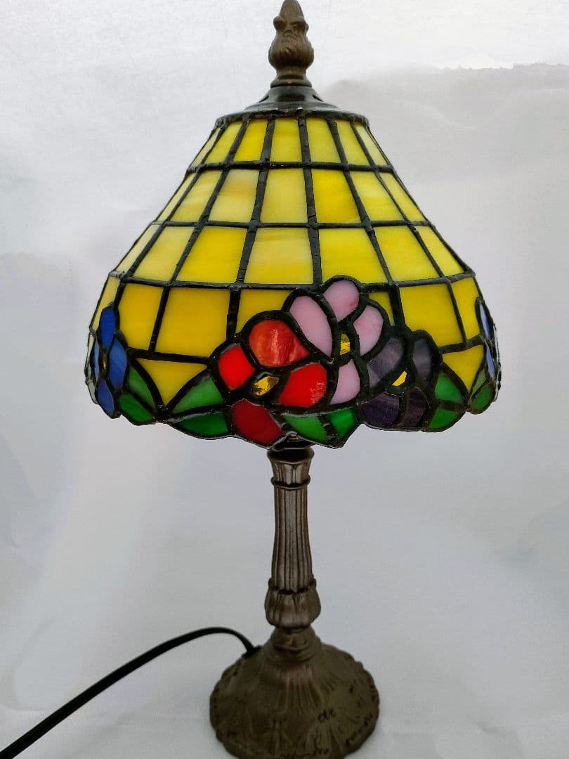 新品ステンドグラスランプ ティファニー調