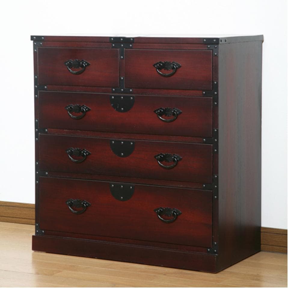 桐箪笥/チェスト レトロ調 H70