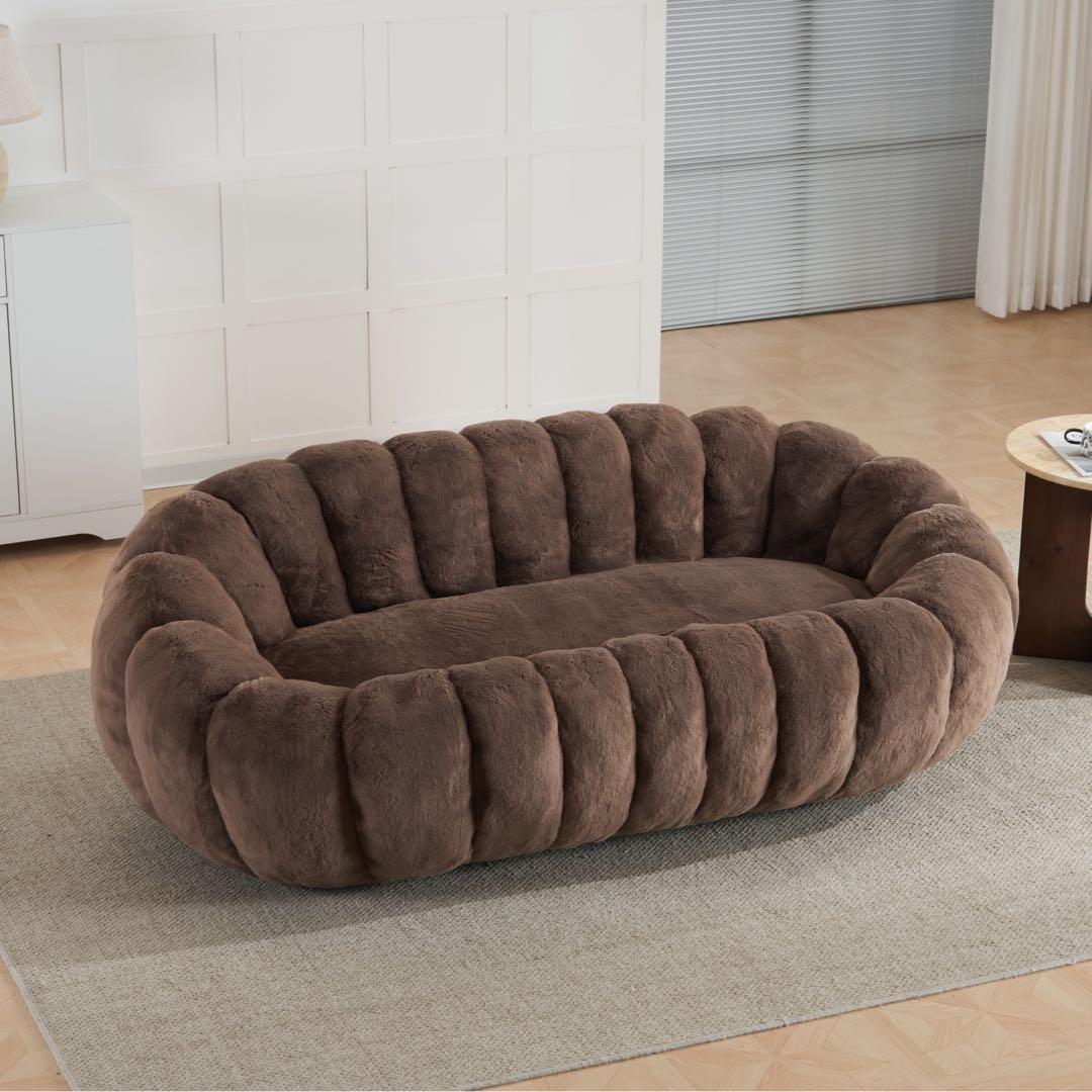 【新品】2-3人用 圧縮完成品ソファ 耐荷重300kg ふわふわ