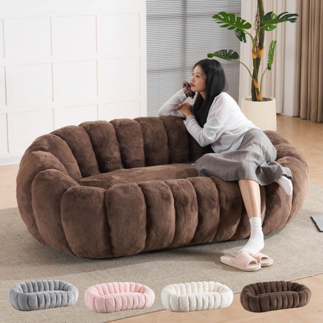 【新品】2-3人用 圧縮完成品ソファ 耐荷重300kg ふわふわ