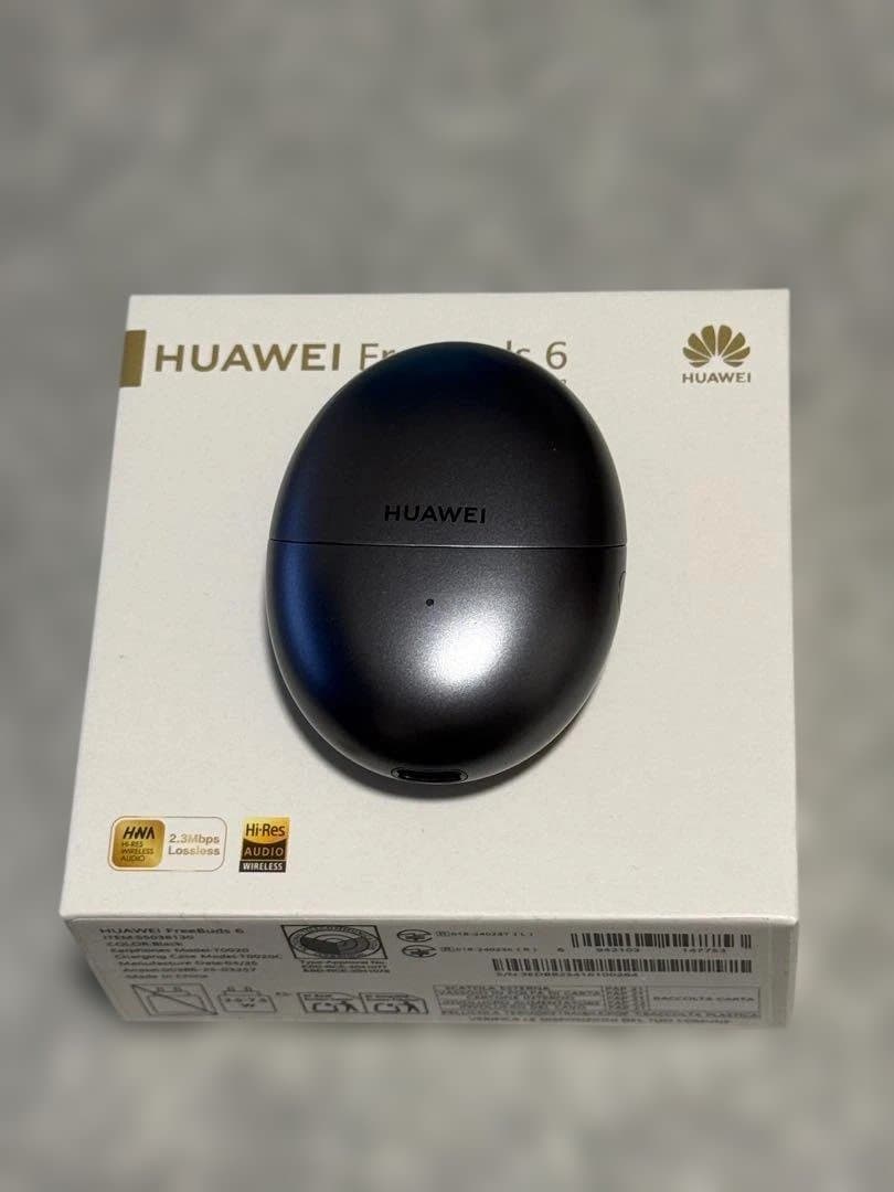美品 HUAWEI FreeBuds 6 ワイヤレスイヤホン ブラック