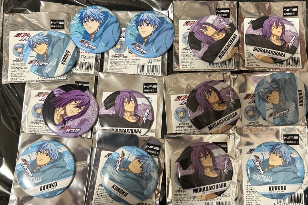 黒子のバスケ 缶バッチ セット