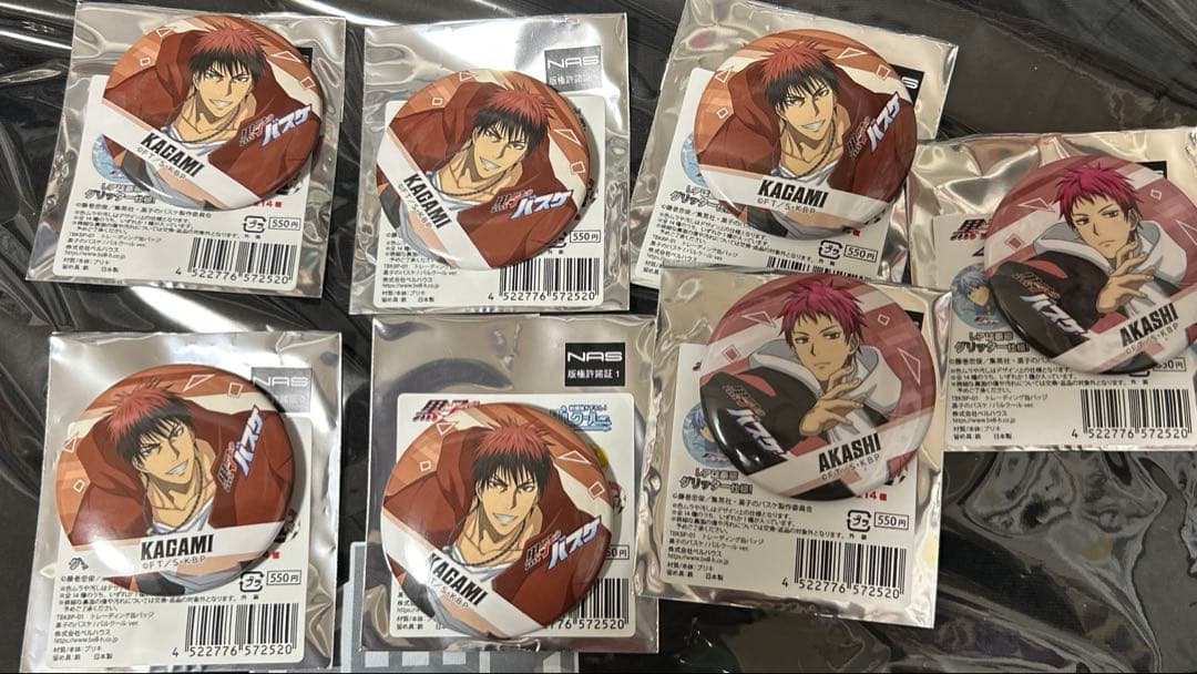 黒子のバスケ 缶バッチ セット