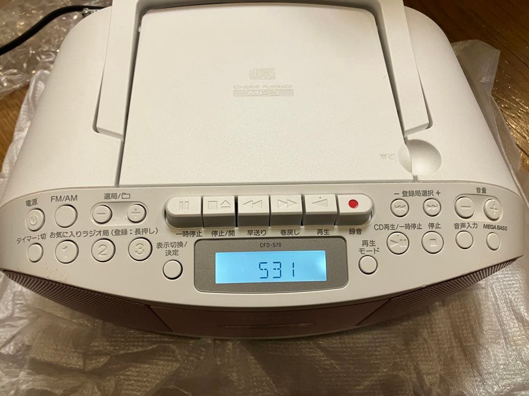 SONY 【ソニー】CFD-S70 CDラジカセ ピンク