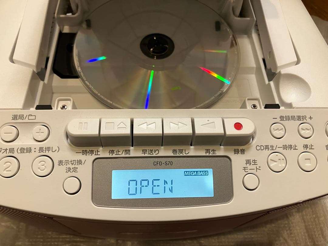 SONY 【ソニー】CFD-S70 CDラジカセ ピンク