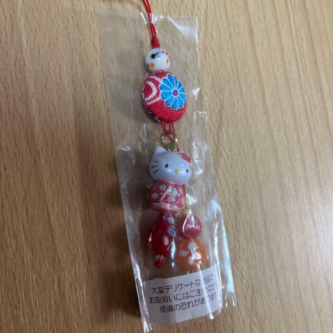 ご当地キティ　京都限定　ストラップ