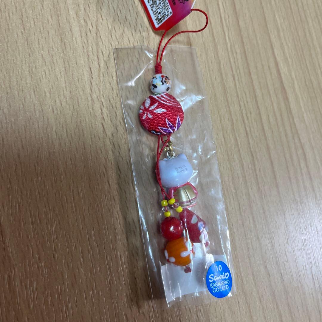 ご当地キティ　京都限定　ストラップ