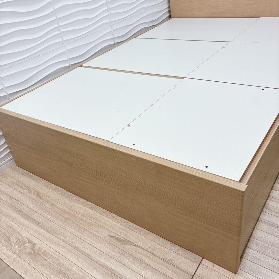 ◇大阪府 神戸市配達料無料◇ニトリ◇ベッドフレーム◇ダブル◇収納コンセント照明付