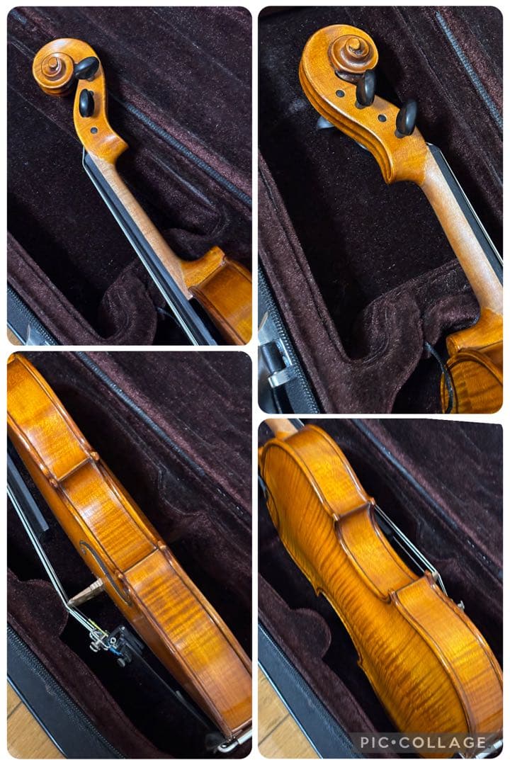 【美品】GLIGA バイオリン　gems 1 1/4 2015年　虎杢