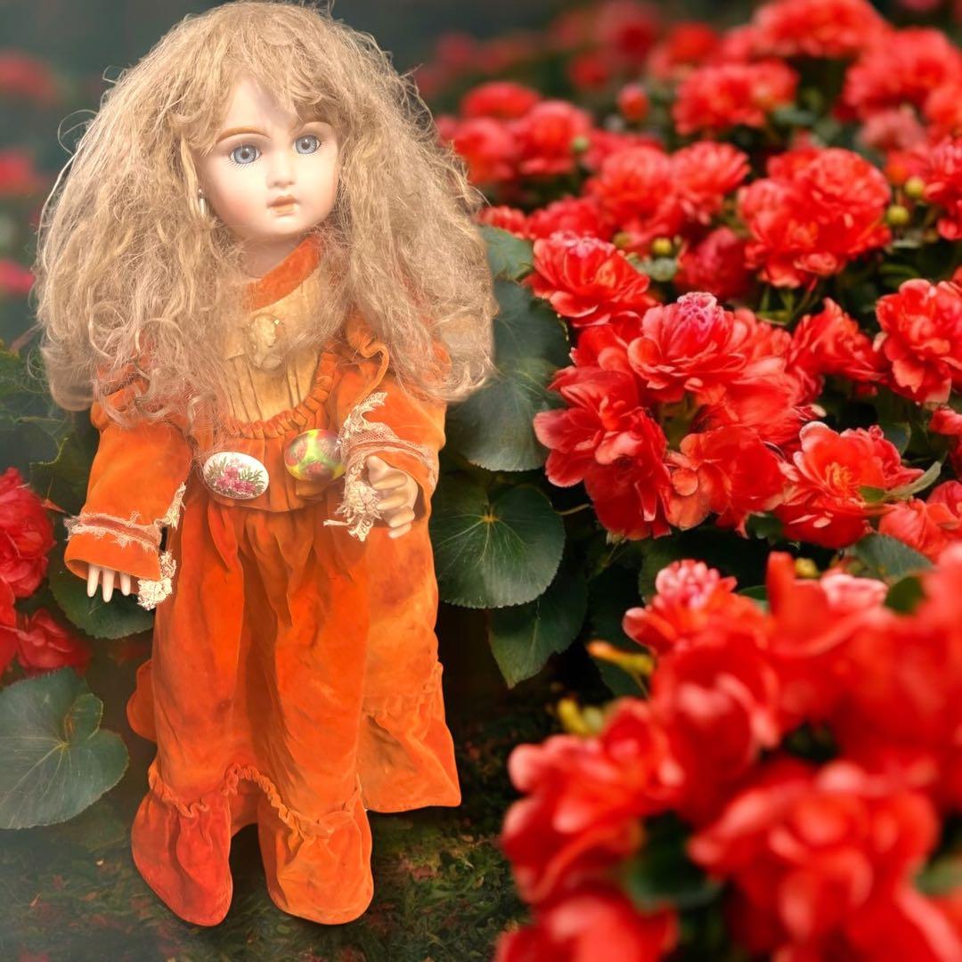 kimiko_t ビスクドール ジュモー アンティーク ドール リプロ 桜