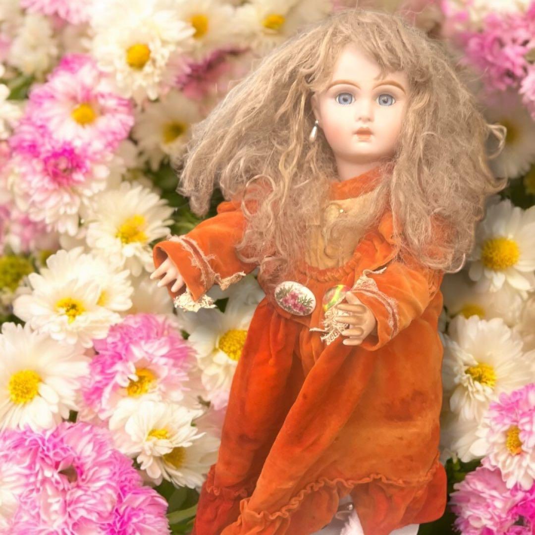 kimiko_t ビスクドール ジュモー アンティーク ドール リプロ 桜