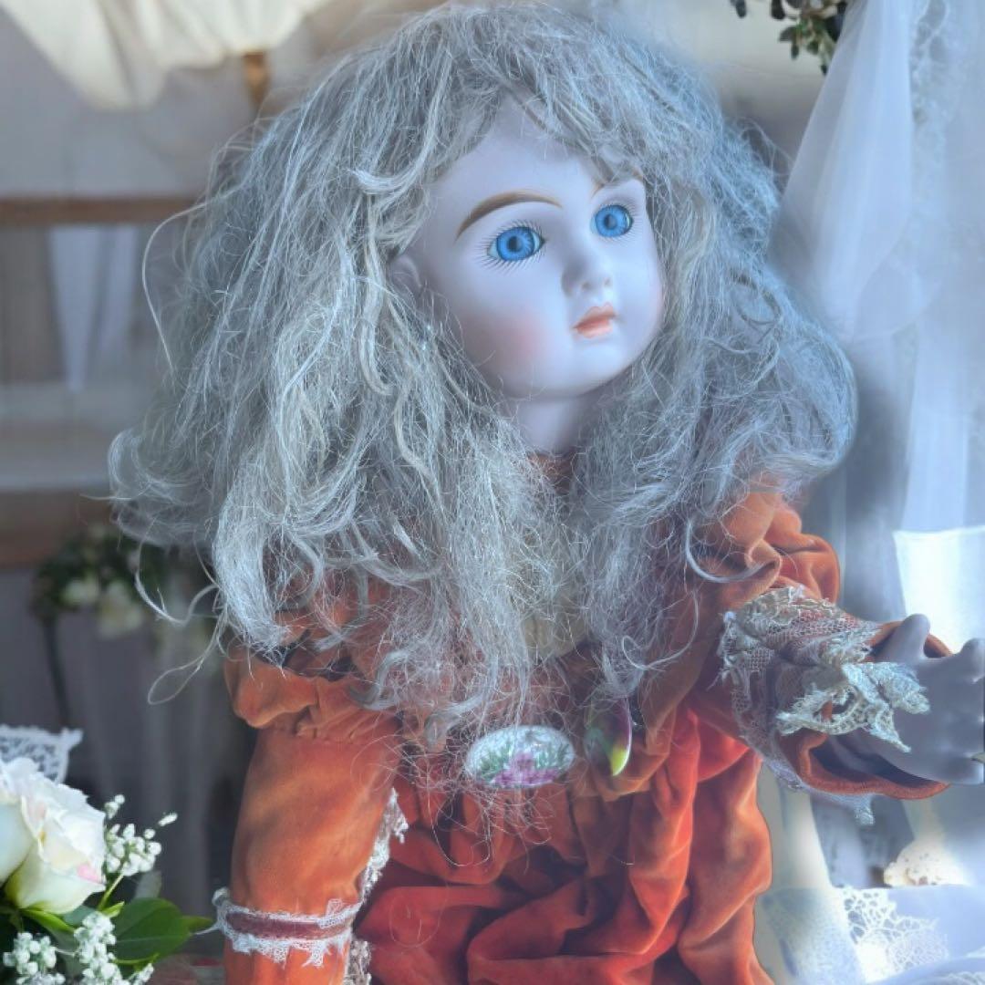 kimiko_t ビスクドール ジュモー アンティーク ドール リプロ 桜