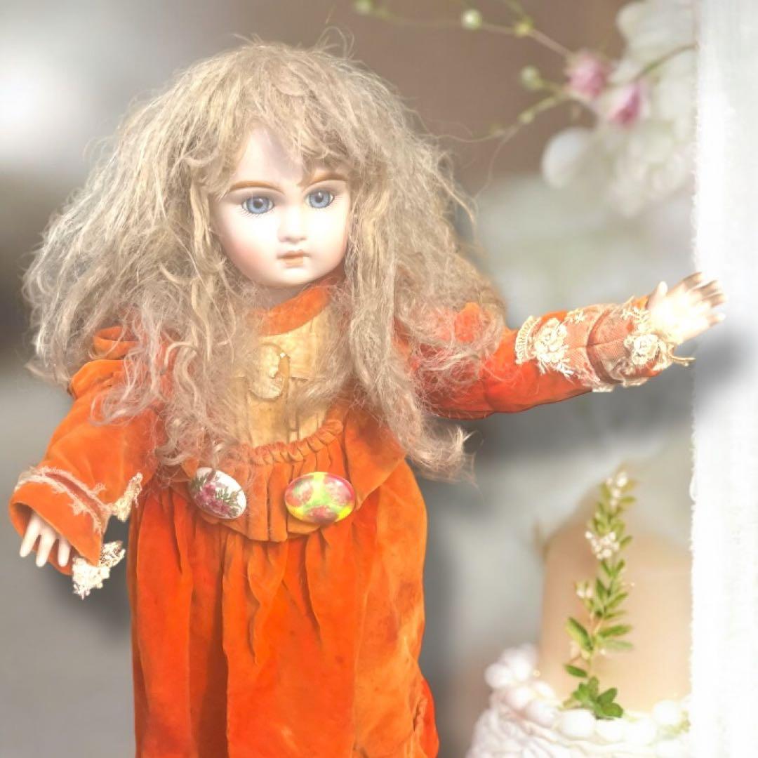 kimiko_t ビスクドール ジュモー アンティーク ドール リプロ 桜